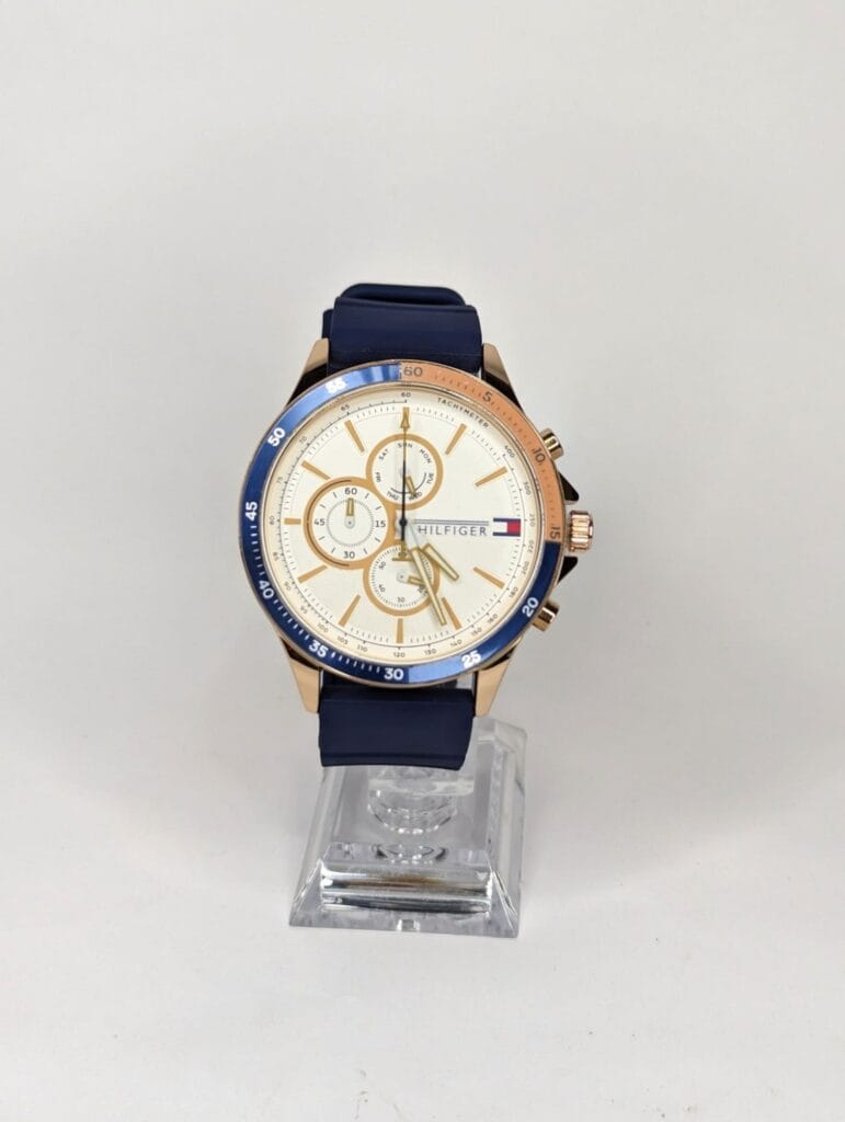 Reloj Tommy Hilfiger para hombre analogico correa de caucho