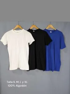 Camisetas básicas económicas, camisas basicas para hombres y mujeres, camisas unisex baratas, personalizables, para personalizar, blancas, negras y azul