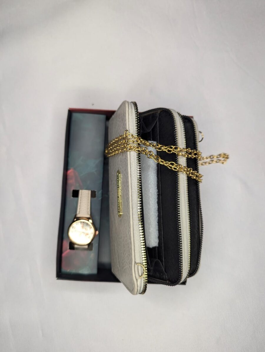 Conjunto de reloj y billeteras de mujer, relojes elegantes con carteras de dama, combo pack de mujeres - Imagen 4