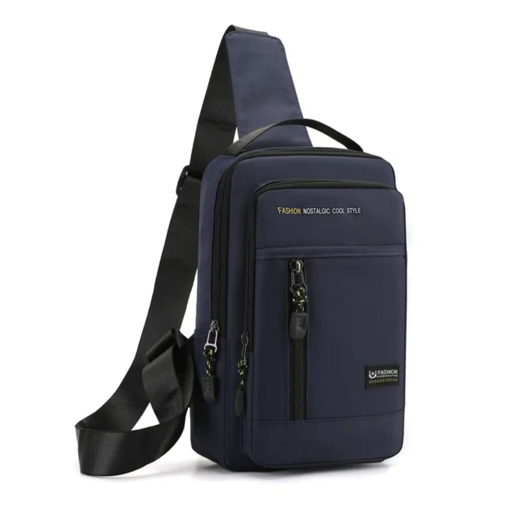 Bolso cruzado, bandoleras para hombres multidepositos