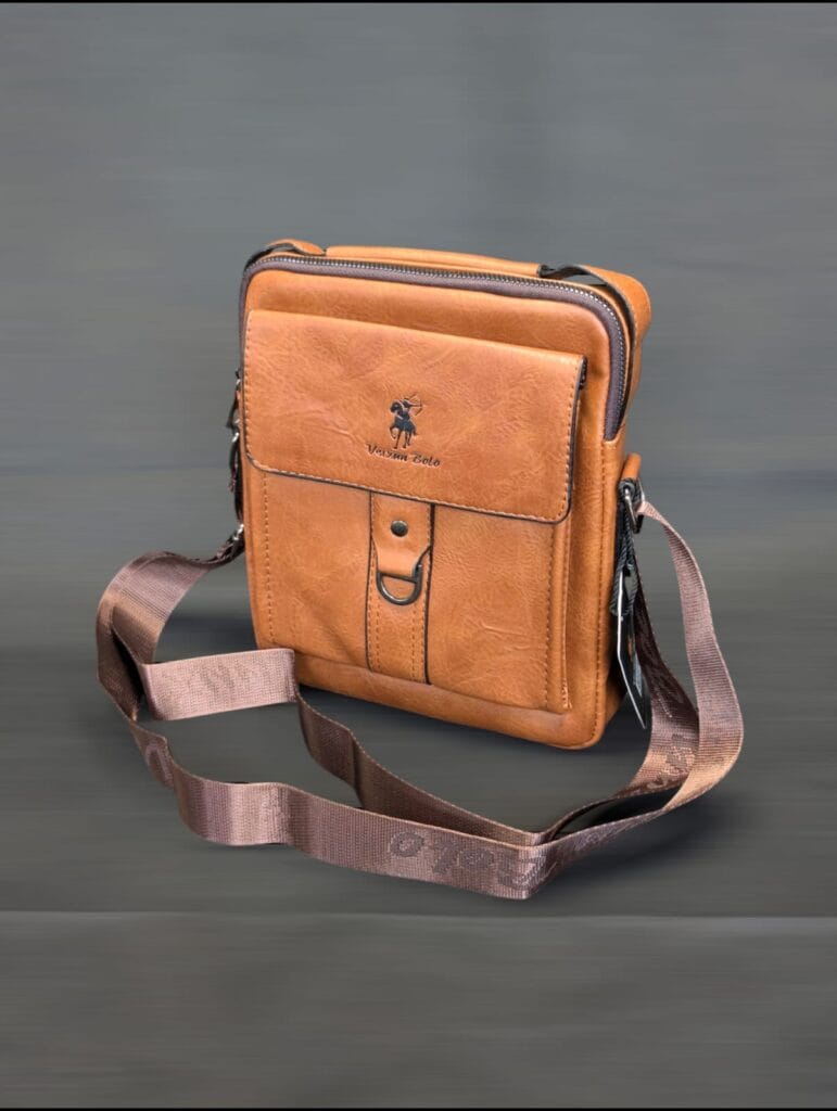 Bolso para hombre, de cuero sintético, bandoleras para caballeros, bolsos con múltiple depósitos