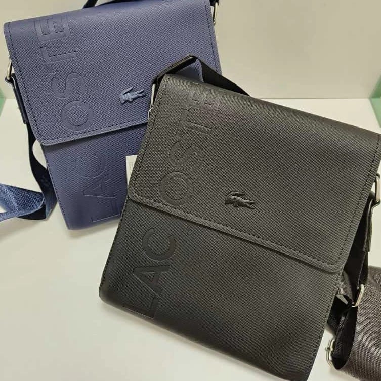 Bolso Lacoste de tapa, bolsos cruzados, bandoleras para hombres, pequeños para varones-caballeros