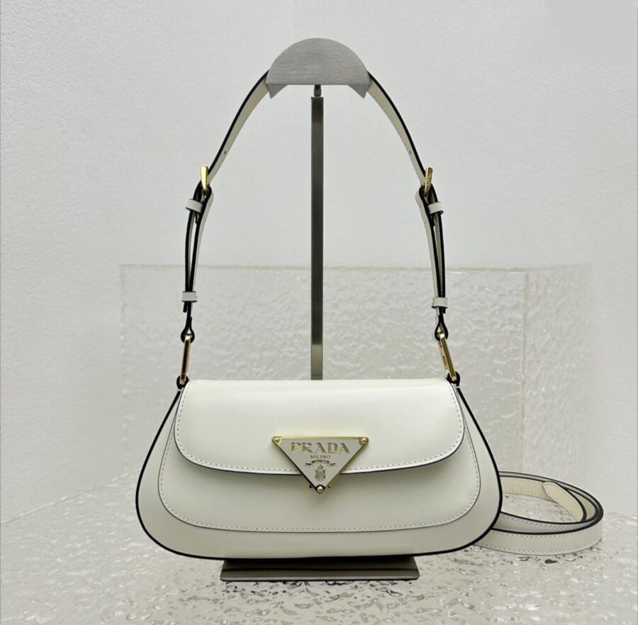 Bolso PRADA, bolsos para damas blancos y negro, bolsas pequeñas
