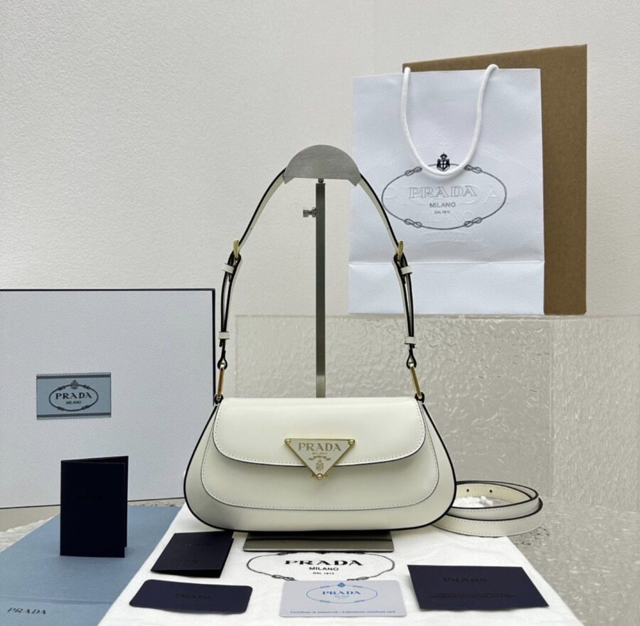 Bolso PRADA, bolsos para damas blancos y negro, bolsas pequeñas