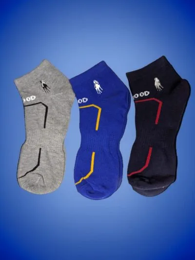 Set de tres pares Polos, calcetas bajas