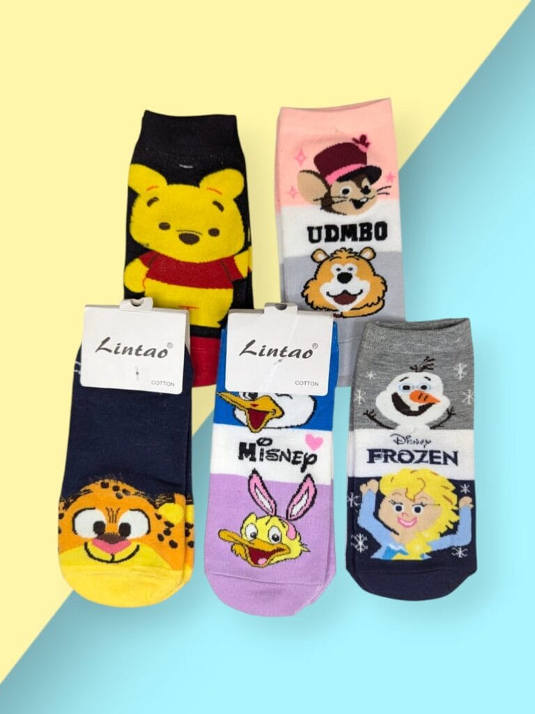 Tobilleras Disney juveniles, animadas, dibujos, diseños