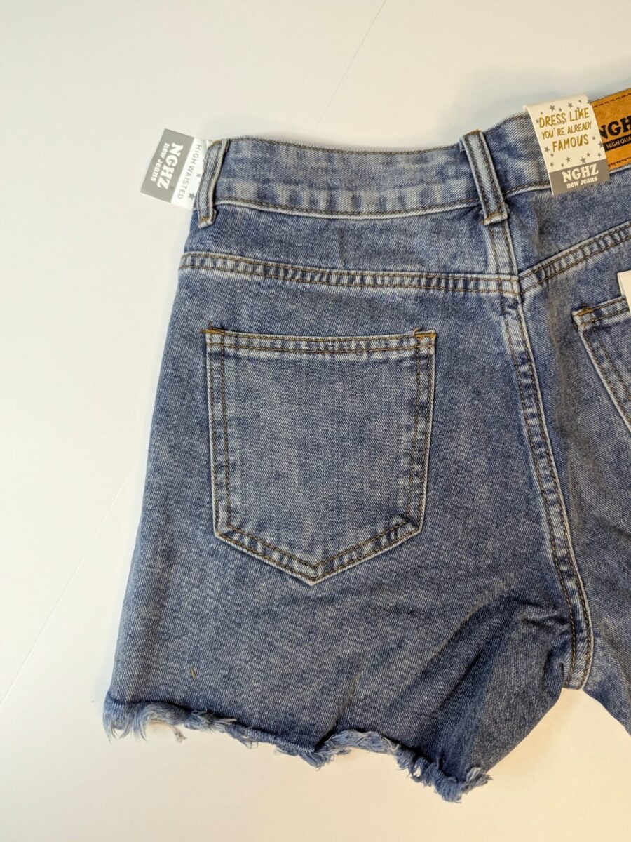 Short para dama de mezclilla, shores cortos rotos, rasgados mujeres, azulones