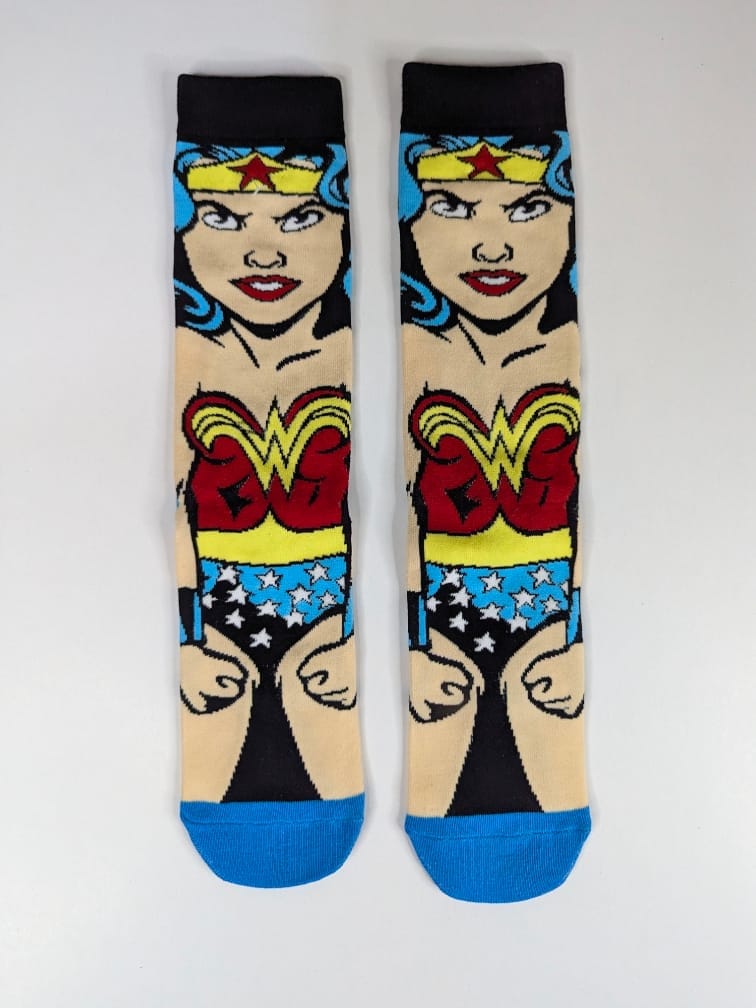 Calcetas animadas con diseño, calcetines altos marvel