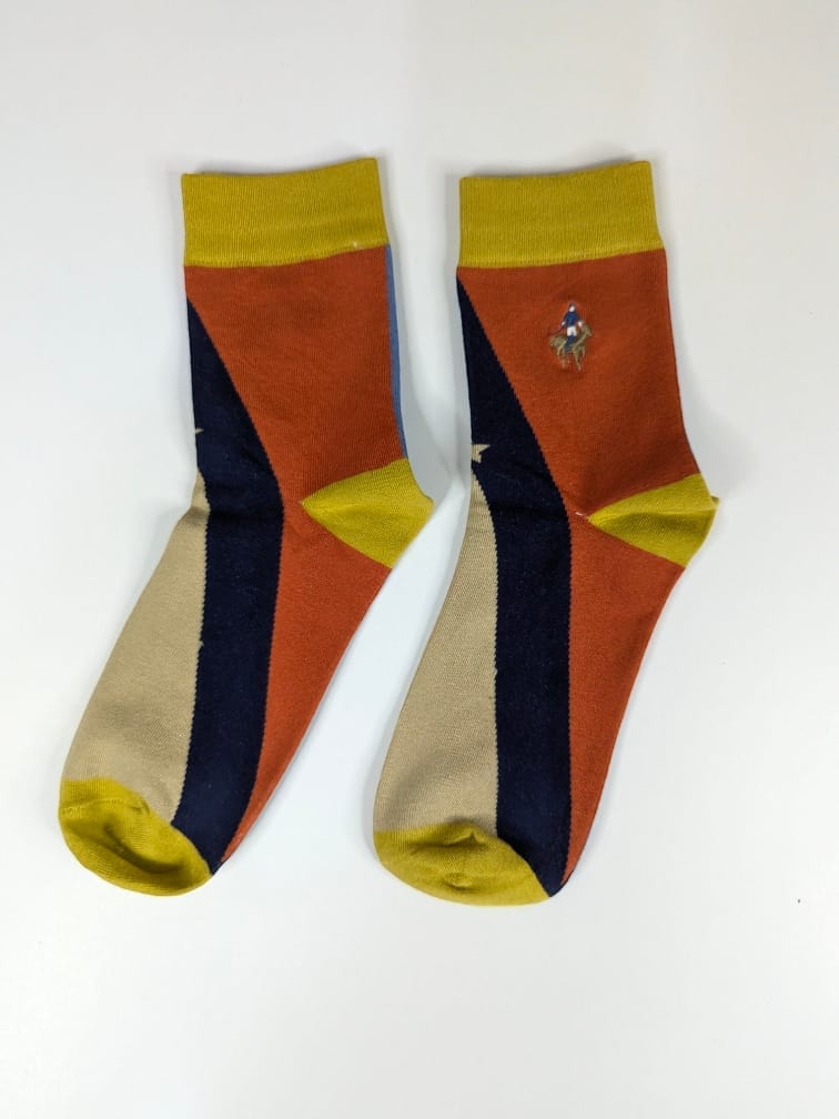 Calcetines con diseño doble