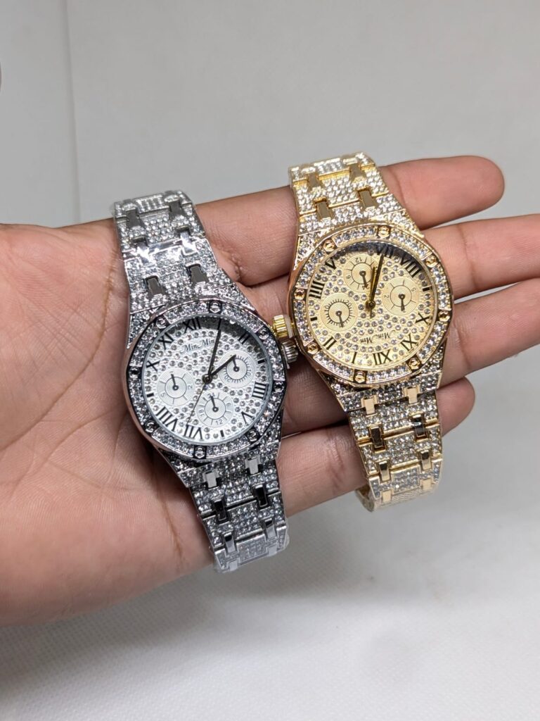 Reloj de perlas, relojes de acero