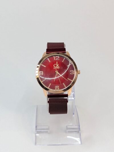 Reloj metálico para hombres o mujeres, relojes analógicos de caballeros, dama unisex