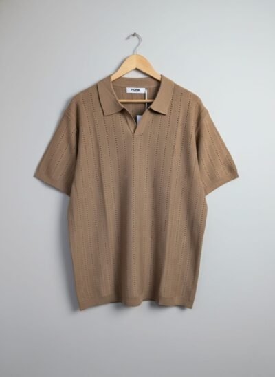 Funk Camisa estilo polo para hombres camisa de granaje, old money sport