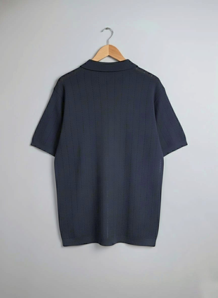 Funk Camisa estilo polo para hombres camisa de granaje, old money sport