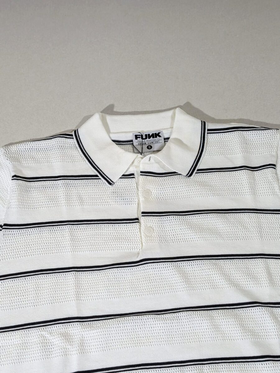 Funk Camisa estilo polo para hombres camisa de granaje, old money sport