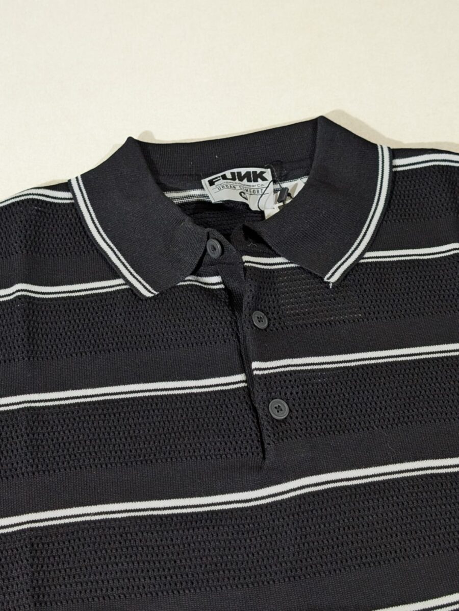 Funk Camisa estilo polo para hombres camisa de granaje, old money sport