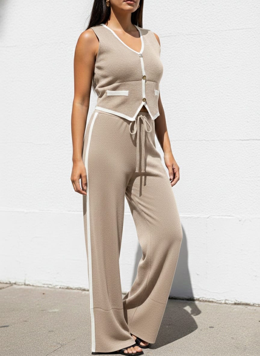 Conjuntos para damas pantalón y crop tops, trajes para mujeres, pantalones, blusas, camisas