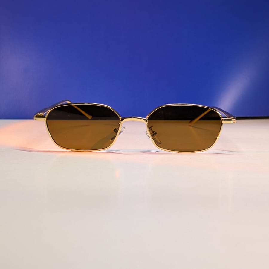 Gafas de moda decorativas cuadradas de metal unisex, para hombres y mujeres, gafas de montura completa para verano lentes de sol a la moda