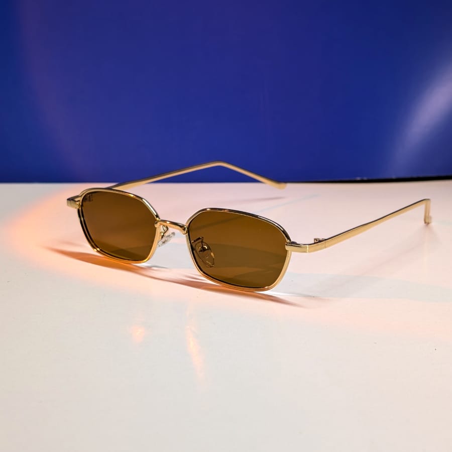 Gafas de moda decorativas cuadradas de metal unisex, para hombres y mujeres, gafas de montura completa para verano lentes de sol a la moda