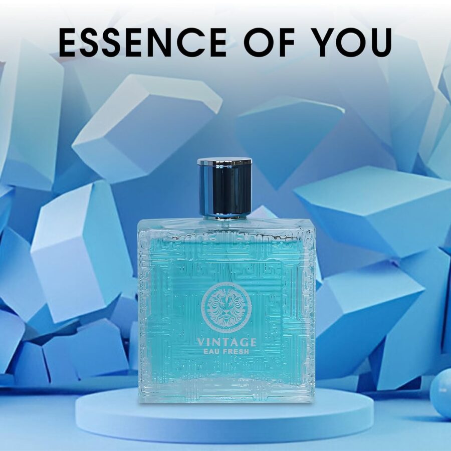 Colonia Masculina Eau De Parfume Spray Natural Vintage Perfume para Hombre con Aroma Frutal Cálido y Floral 3.4 Onzas Líquidas Fragancia de Larga Duración