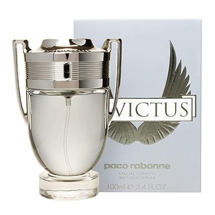 Paco Rabanne Invictus - Eau de Toilette en espray para hombre, 3.4 onzas, fragancias, perfumes