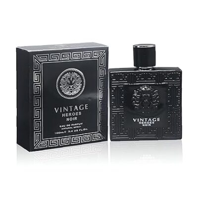 Secret Plus Vintage Heroes Noir Colonia para Hombre/Eau de Parfum Vaporizador Natural Spray 3.4 oz 3.4 fl oz / FL2397
