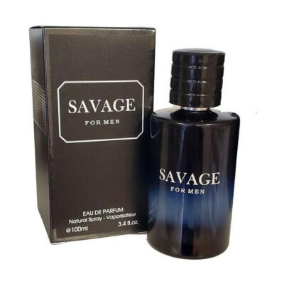 Colonia Savage para hombre - 3,4 OZ eau de parfum para hombre. Colonia informal para hombre